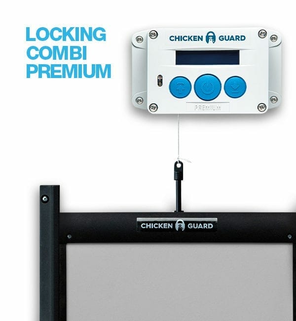 Chicken Guard Automatic Chicken Coop Door Opener & Self Locking Kit Premium