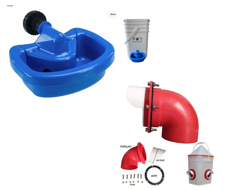 DIY Chicken Feeder & Waterer Kit Large Range of chook supplies